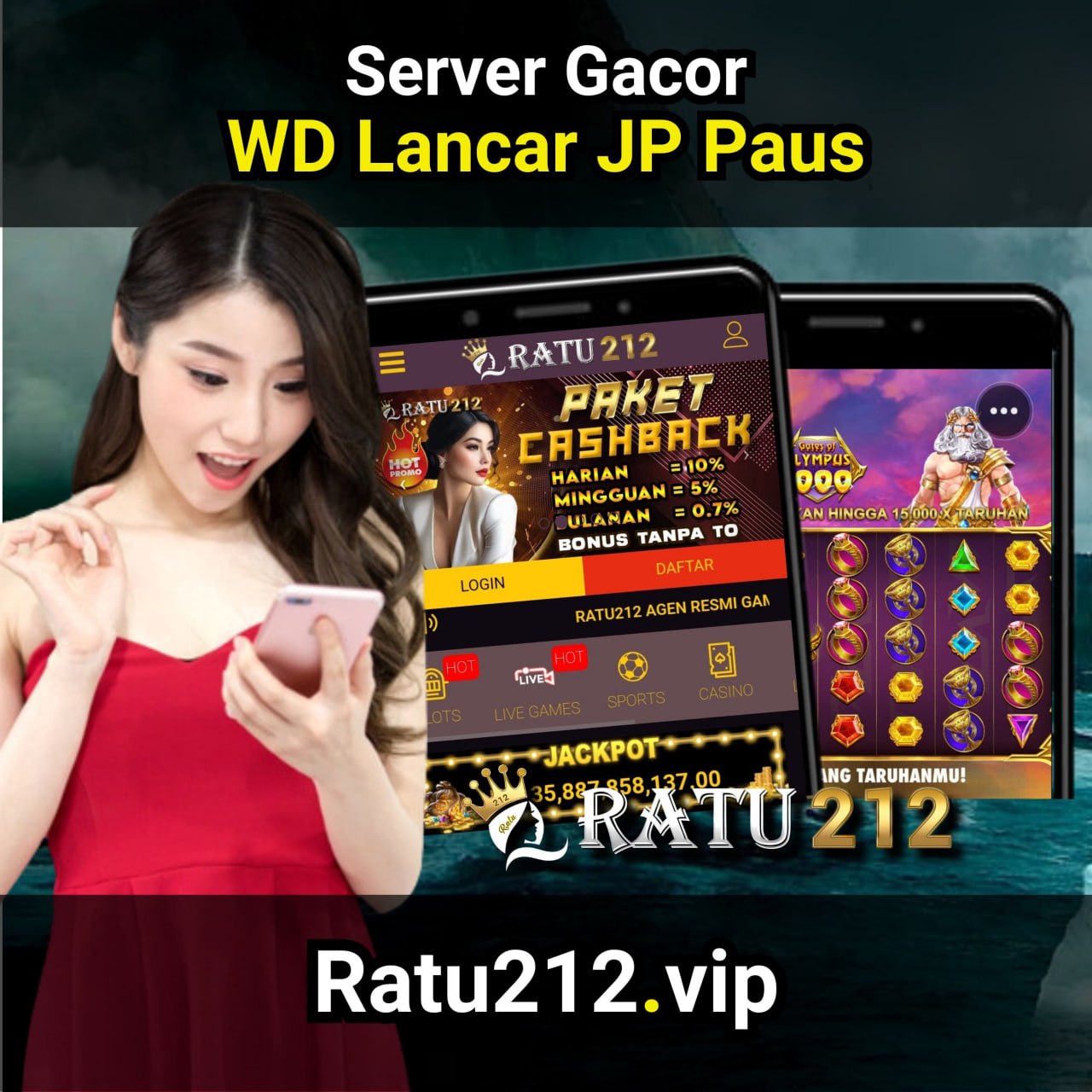 RATU212 > Situs Spesial Slot Gacor Hari Ini Ratu212 Member VIP